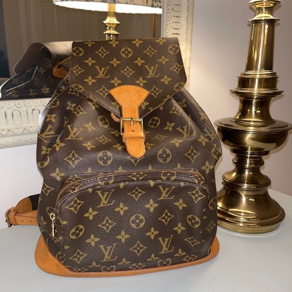Louis Vuitton Brown and Tan Monogram Backpack - Picture 1 of 12